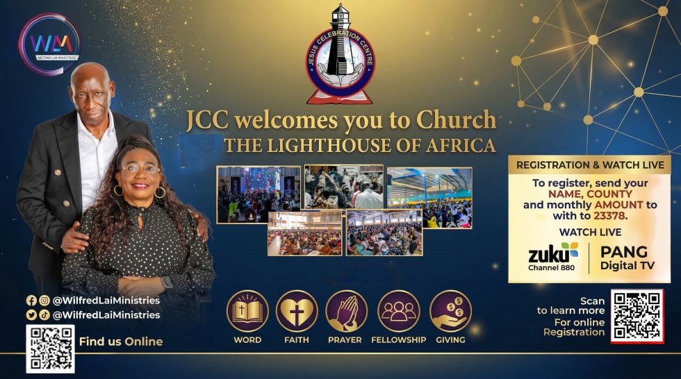 JCC Welcomes You to Church - The Lighthouse of Africa