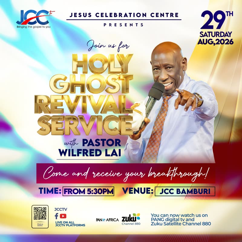 Holy Ghost Revival Service with Pastor Wilfred Lai at JCC Bamburi