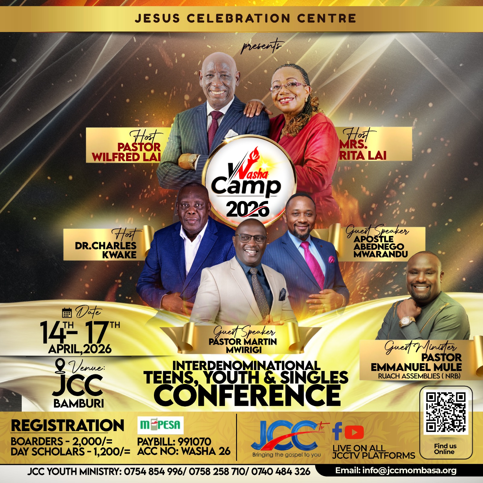 Washa Youth Conference - 14th to 17th April 2026